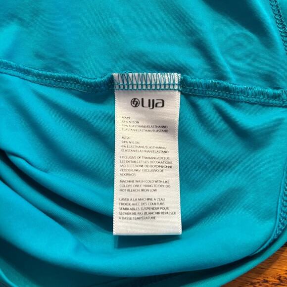 Set of 2 Activewear Tank Tops Grey Daisy Fuentes Size L & Blue Lija Size L Yoga - Picture 13 of 16